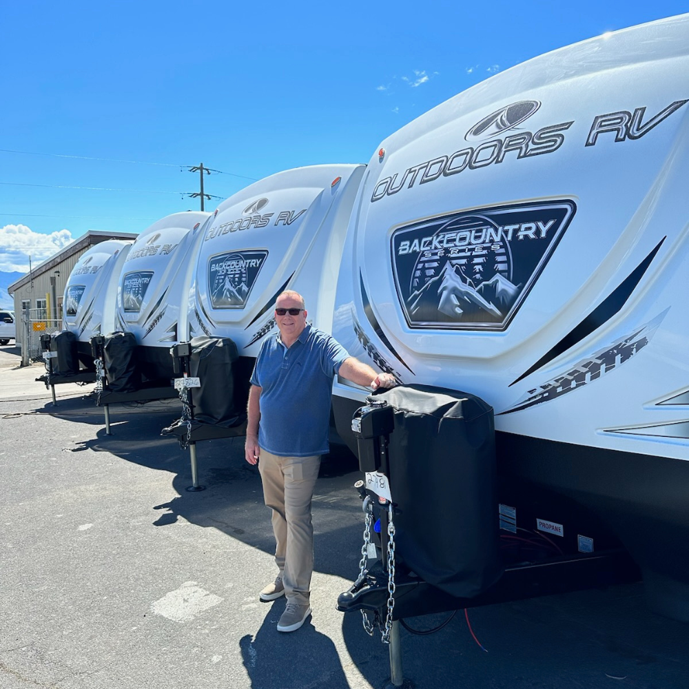 Craig Hanson, owner of Get Away RV & Marine, On a recent visit to the ORV Facility in Eastern Oregon.